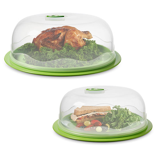 Ozeri INSTAVAC Vacuum Sealed Food Storage Container Set BPA-Free 4-Piece Nesting Image 6