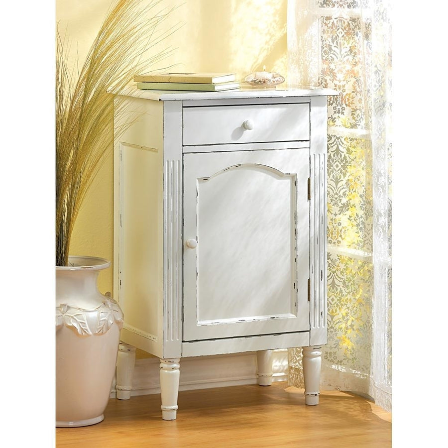 GRACEFUL ANTIQUED CABINET Image 1