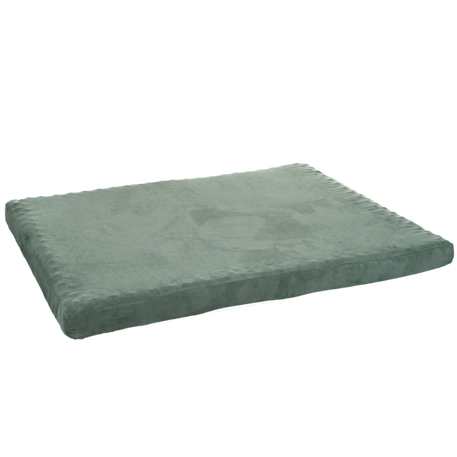 Large Dog Bed 3 Inch Foam Comfy Cozy Zippered Removable Washable Cover 44 x 35 Inches Image 1