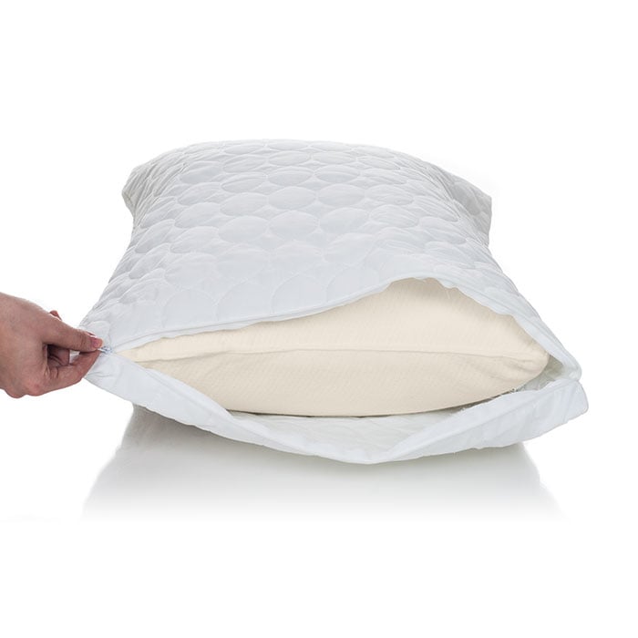 Remedy King Cotton Bed Bug Dust Mite Pillow Protector Waterproof Quilted Image 1