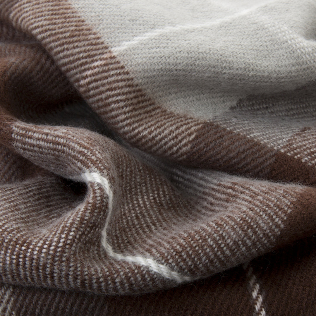 Lavish Home Cashmere-Like Blanket Throw - Brown Image 3