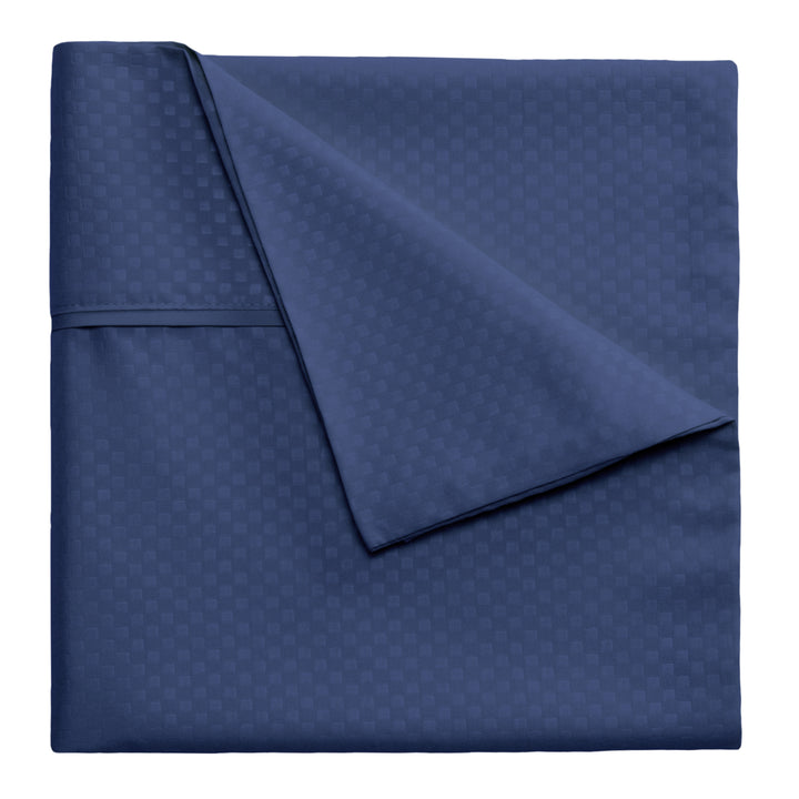 Lavish Home Embossed Sheet Set - Navy - Queen Image 4