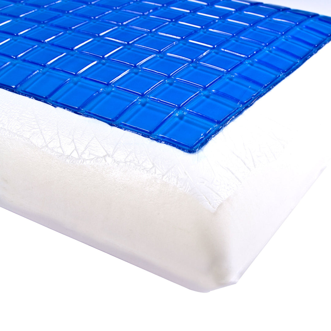 Remedy Comfort Gel Memory Foam Pillow with Cover Image 4