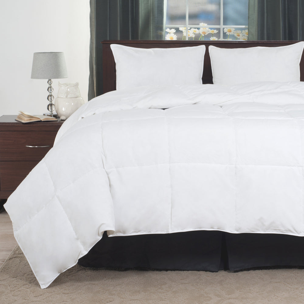 Lavish Home Down Alternative Comforter Twin Baffle Box Hypoallergenic Microfiber Image 2