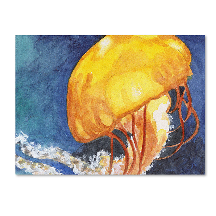 Jennifer Redstreake Jelly Fish II 14 x 19 Canvas Art Image 1