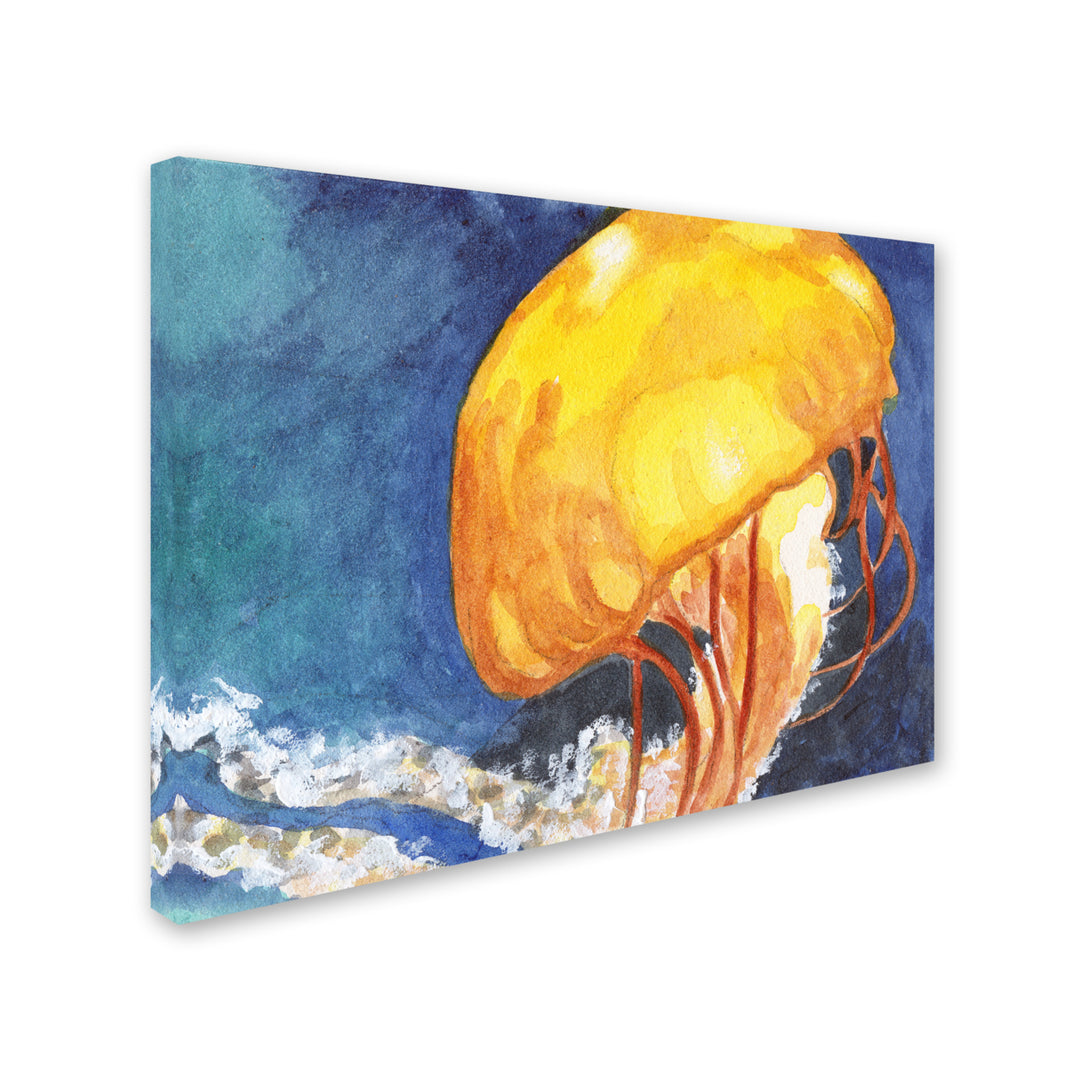 Jennifer Redstreake Jelly Fish II 14 x 19 Canvas Art Image 3