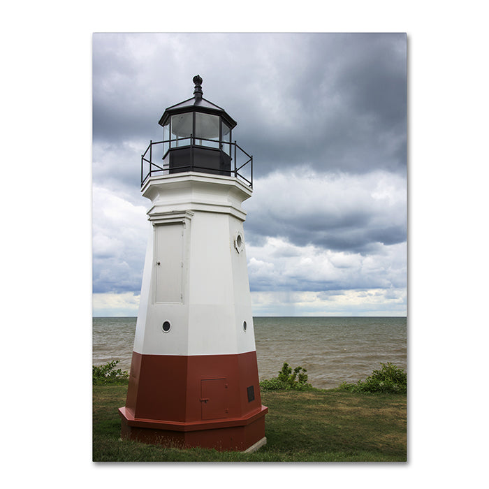 Kurt Shaffer Vermillion Ohio Lighthouse 14 x 19 Canvas Art Image 1