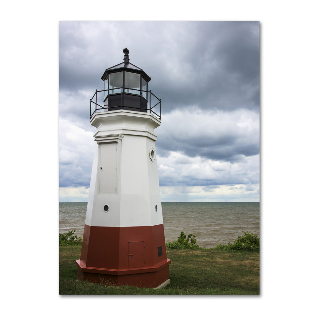 Kurt Shaffer Vermillion Ohio Lighthouse 14 x 19 Canvas Art Image 2