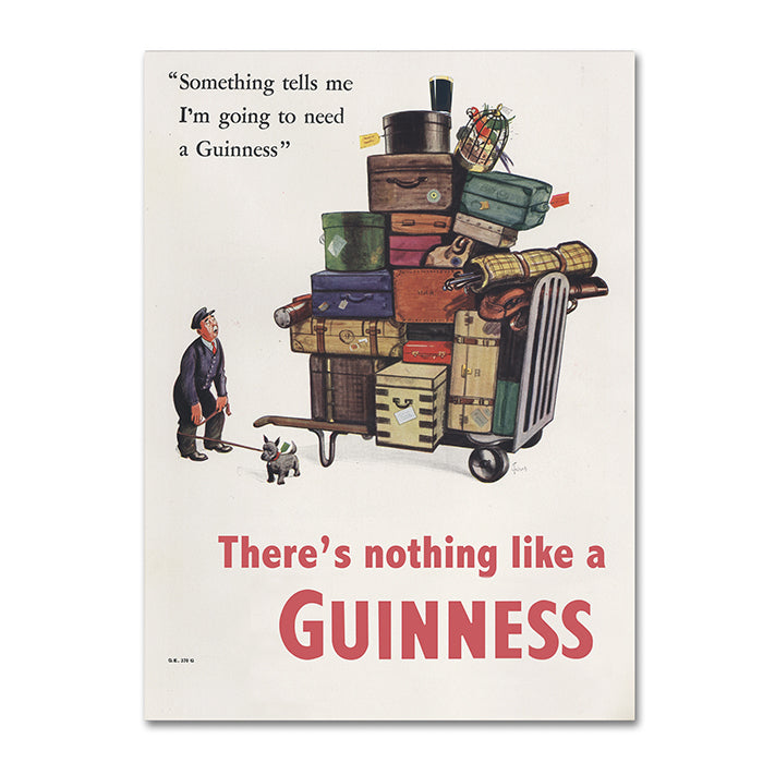 Guinness Brewery Theres Nothing Like A Guinness II 14 x 19 Canvas Art Image 1