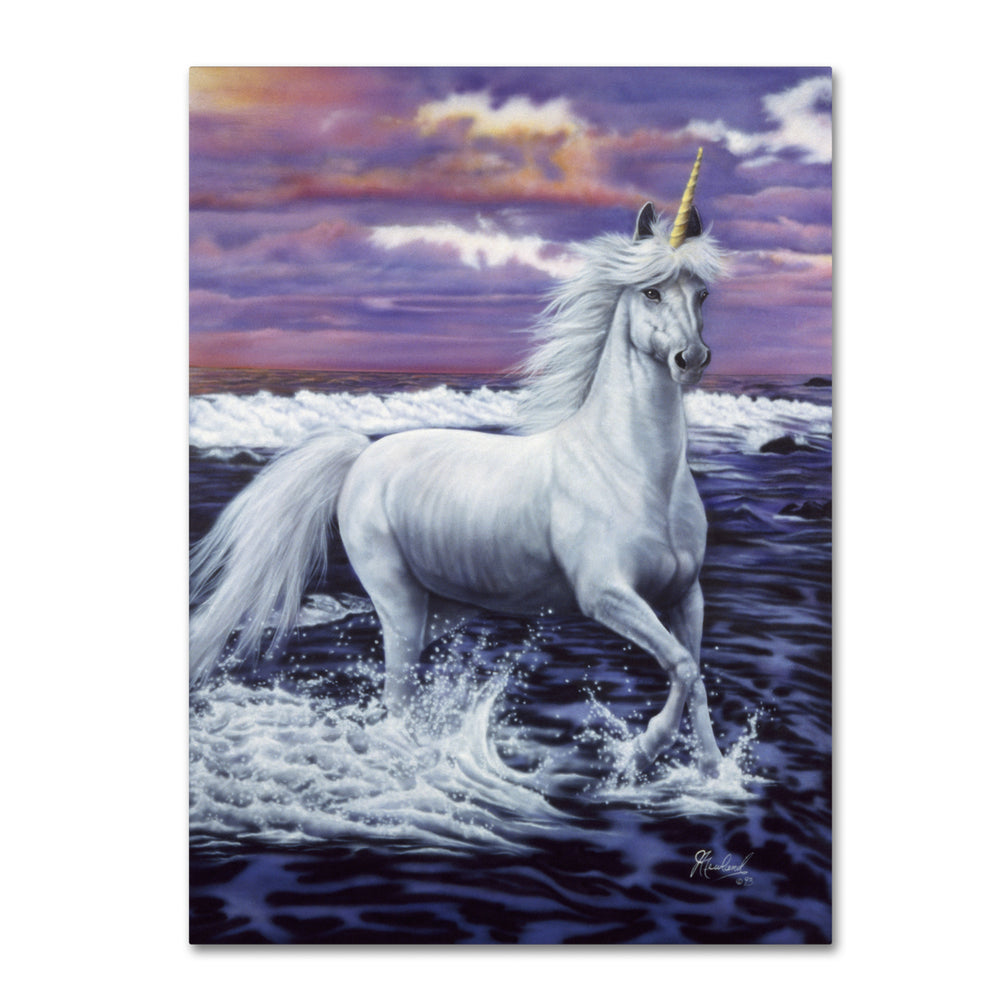 Jenny Newland Unicorn 14 x 19 Canvas Art Image 2