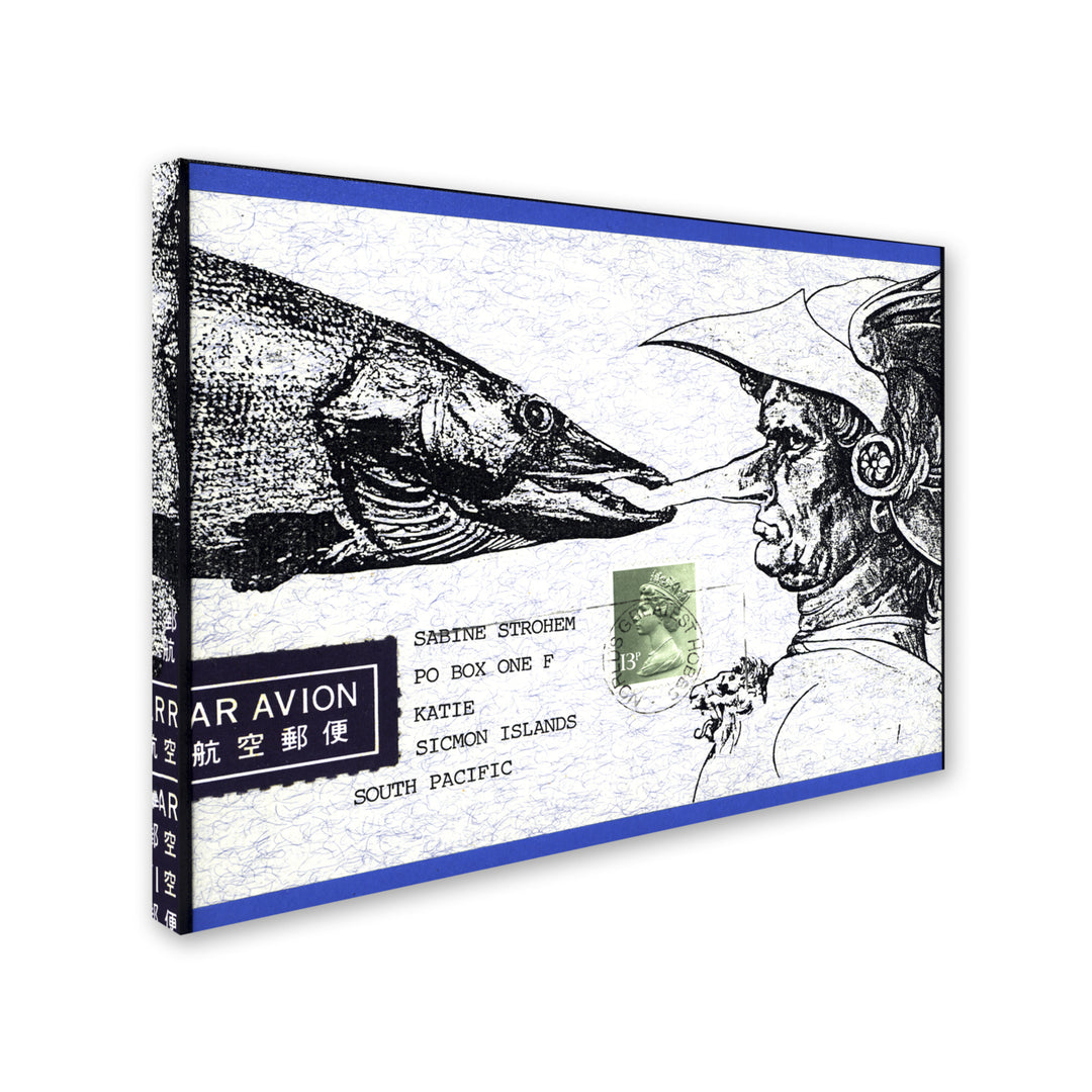 Nick Bantock Fish Nose 14 x 19 Canvas Art Image 3