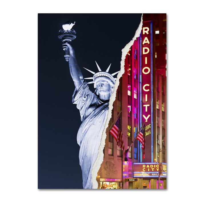 Philippe Hugonnard Liberty Night 14 x 19 Canvas Art Image 1