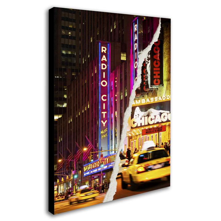 Philippe Hugonnard Taxis Manhattan 14 x 19 Canvas Art Image 3