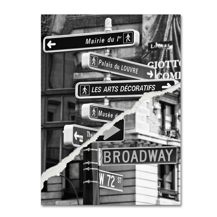 Philippe Hugonnard The Louvre or Broadway 14 x 19 Canvas Art Image 2