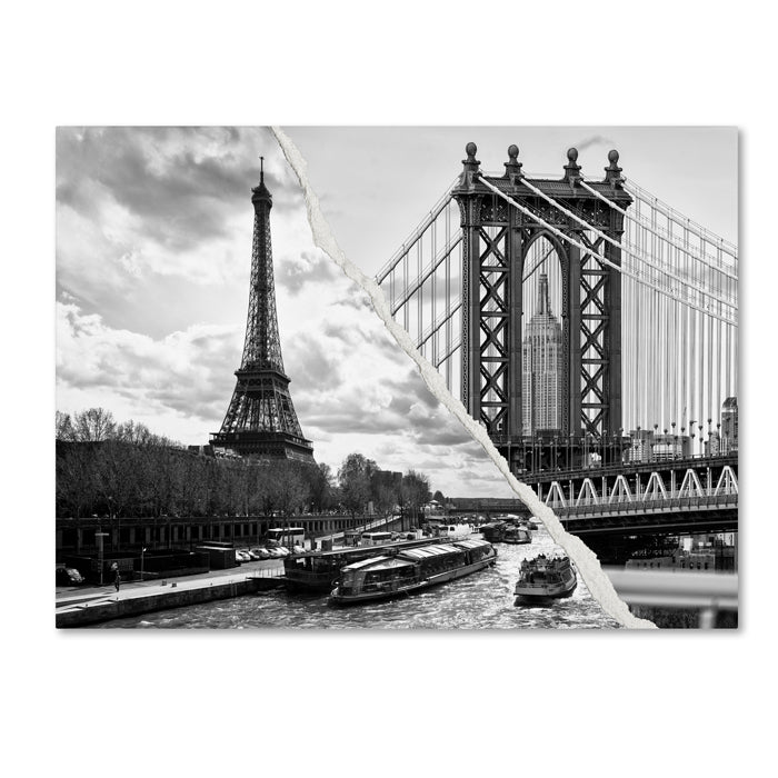 Philippe Hugonnard Crossing the River 14 x 19 Canvas Art Image 1