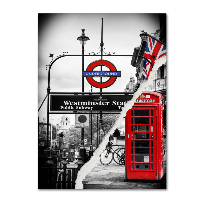 Philippe Hugonnard Westminster Station 14 x 19 Canvas Art Image 1