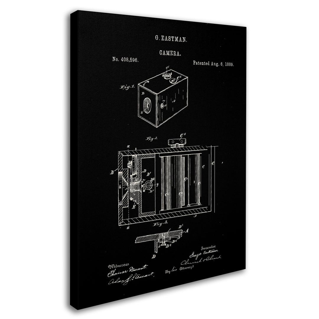 Claire Doherty George Eastman Camera Patent Black 14 x 19 Canvas Art Image 3