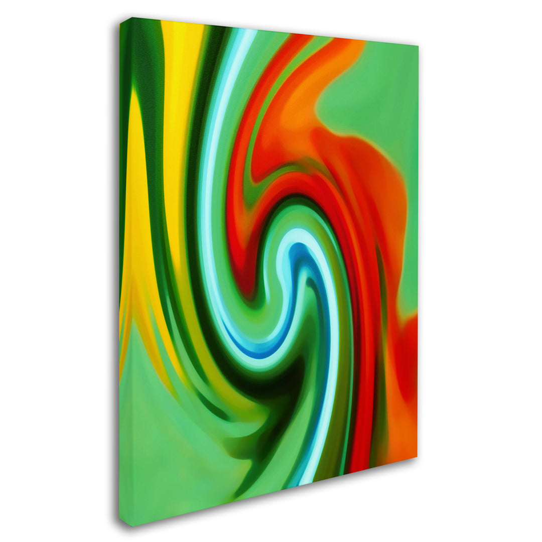 Amy Vangsgard Abstract Flower Unfurling Vertical 2 14 x 19 Canvas Art Image 3