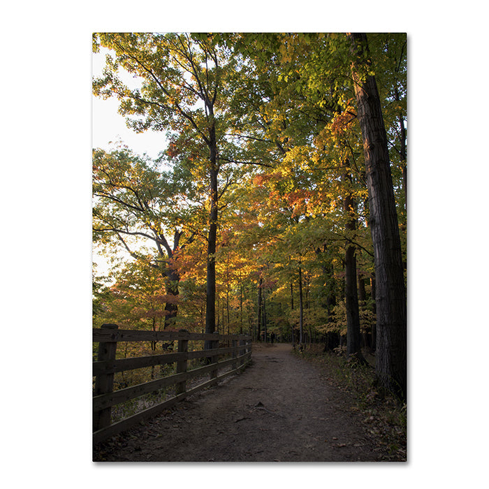 Kurt Shaffer Perfect End to an Autumn Day 14 x 19 Canvas Art Image 1