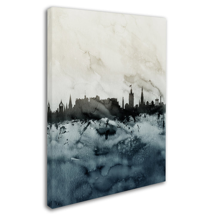 Michael Tompsett Edinburgh Skyline Tall 14 x 19 Canvas Art Image 3