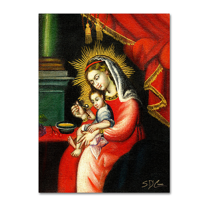Masters Fine Art The Virgin and Son I 14 x 19 Canvas Art Image 1