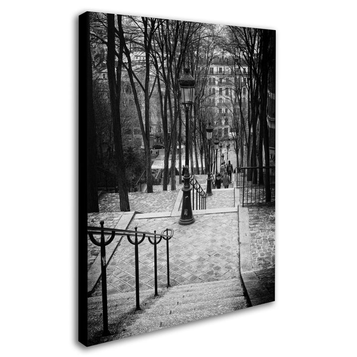 Philippe Hugonnard Staircase Montmartre Paris 14 x 19 Canvas Art Image 3