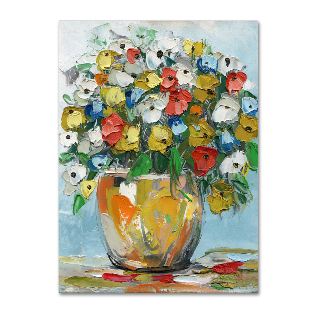 Hai Odelia Spring Flowers in a Vase 3 14 x 19 Canvas Art Image 2