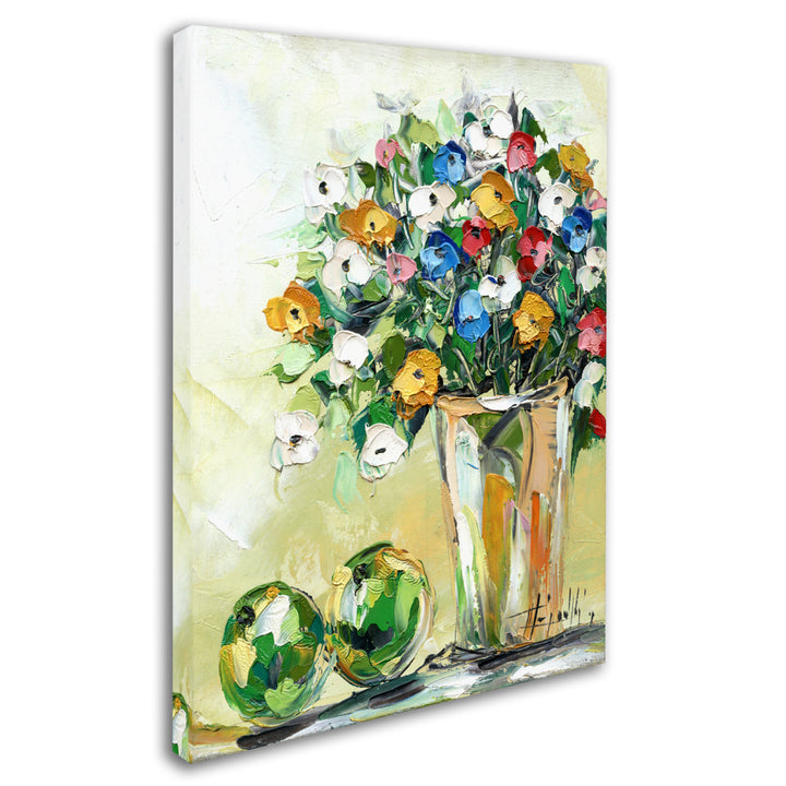 Hai Odelia Spring Flowers in a Vase 5 14 x 19 Canvas Art Image 3