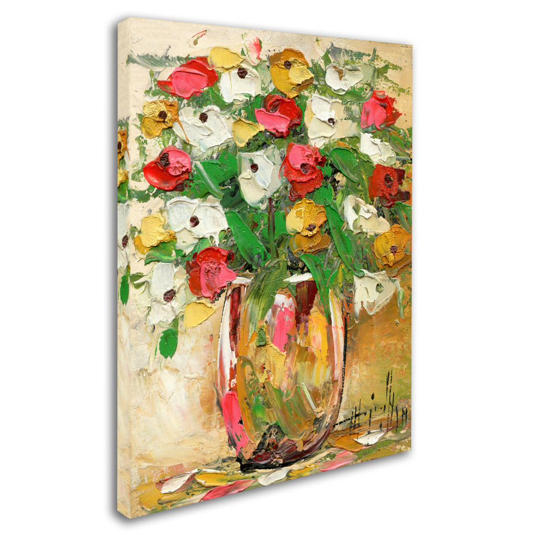 Hai Odelia Spring Flowers in a Vase 7 14 x 19 Canvas Art Image 3