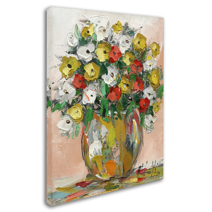 Hai Odelia Spring Flowers in a Vase 8 14 x 19 Canvas Art Image 3