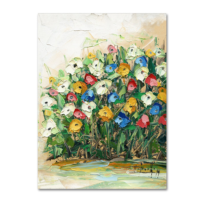 Hai Odelia Spring Flowers in a Vase 10 14 x 19 Canvas Art Image 1