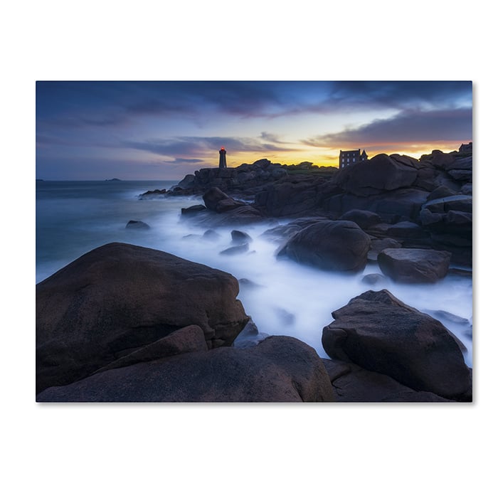 Mathieu Rivrin Ploumanach Between Night and Day 14 x 19 Canvas Art Image 1