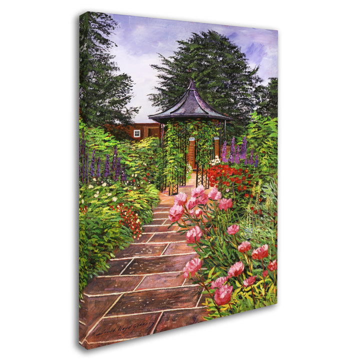 David Lloyd Glover Carrington Garden 14 x 19 Canvas Art Image 3