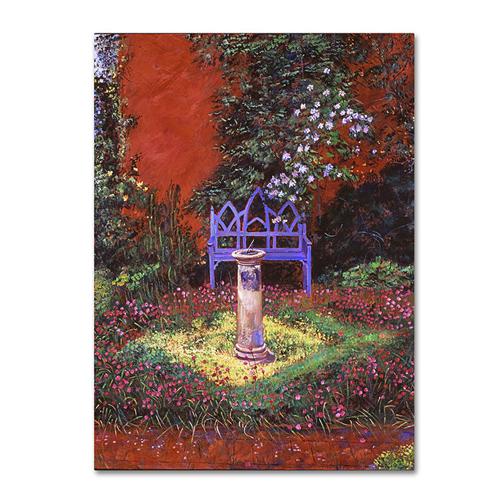 David Lloyd Glover The Old Sundial 14 x 19 Canvas Art Image 1