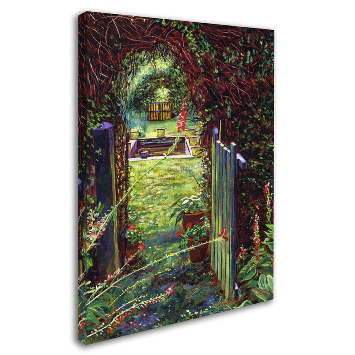 David Lloyd Glover Wicket Garden Gate 14 x 19 Canvas Art Image 3