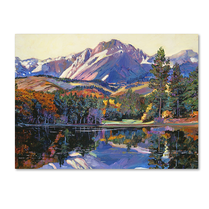 David Lloyd Glover Painters Lake 14 x 19 Canvas Art Image 1