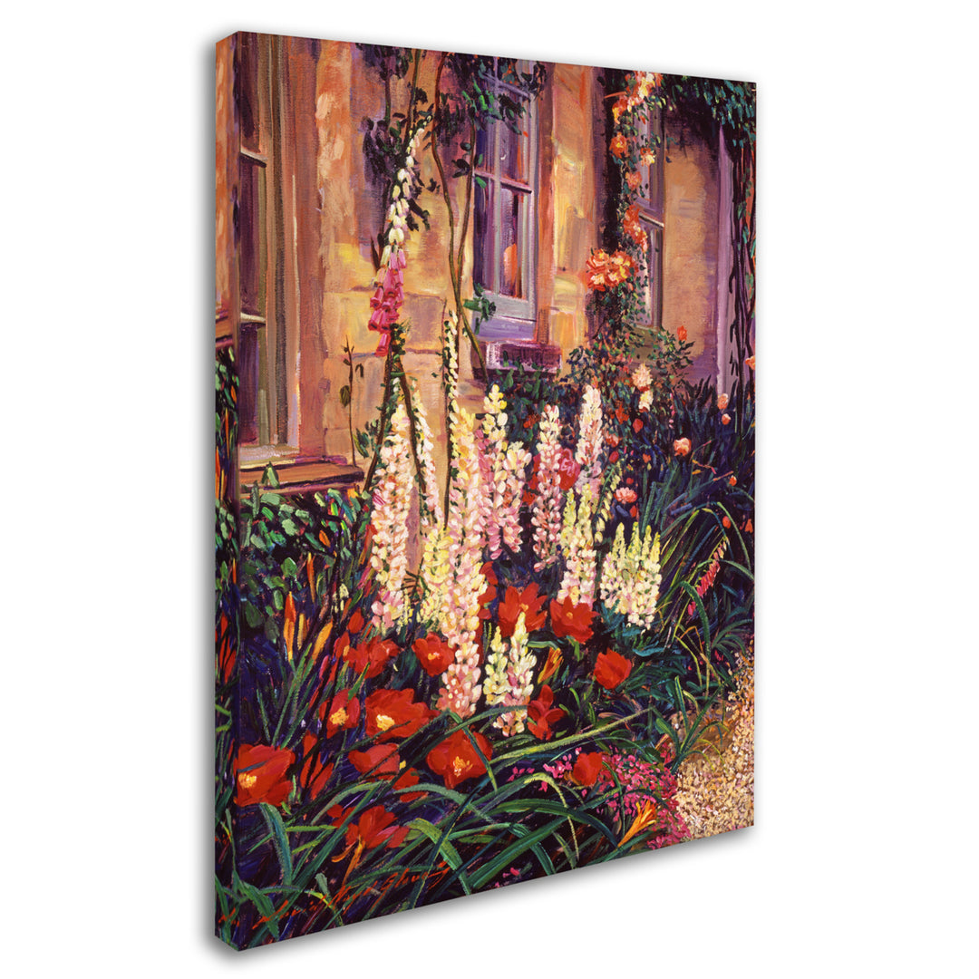 David Lloyd Glover English Cottage Garden 14 x 19 Canvas Art Image 3