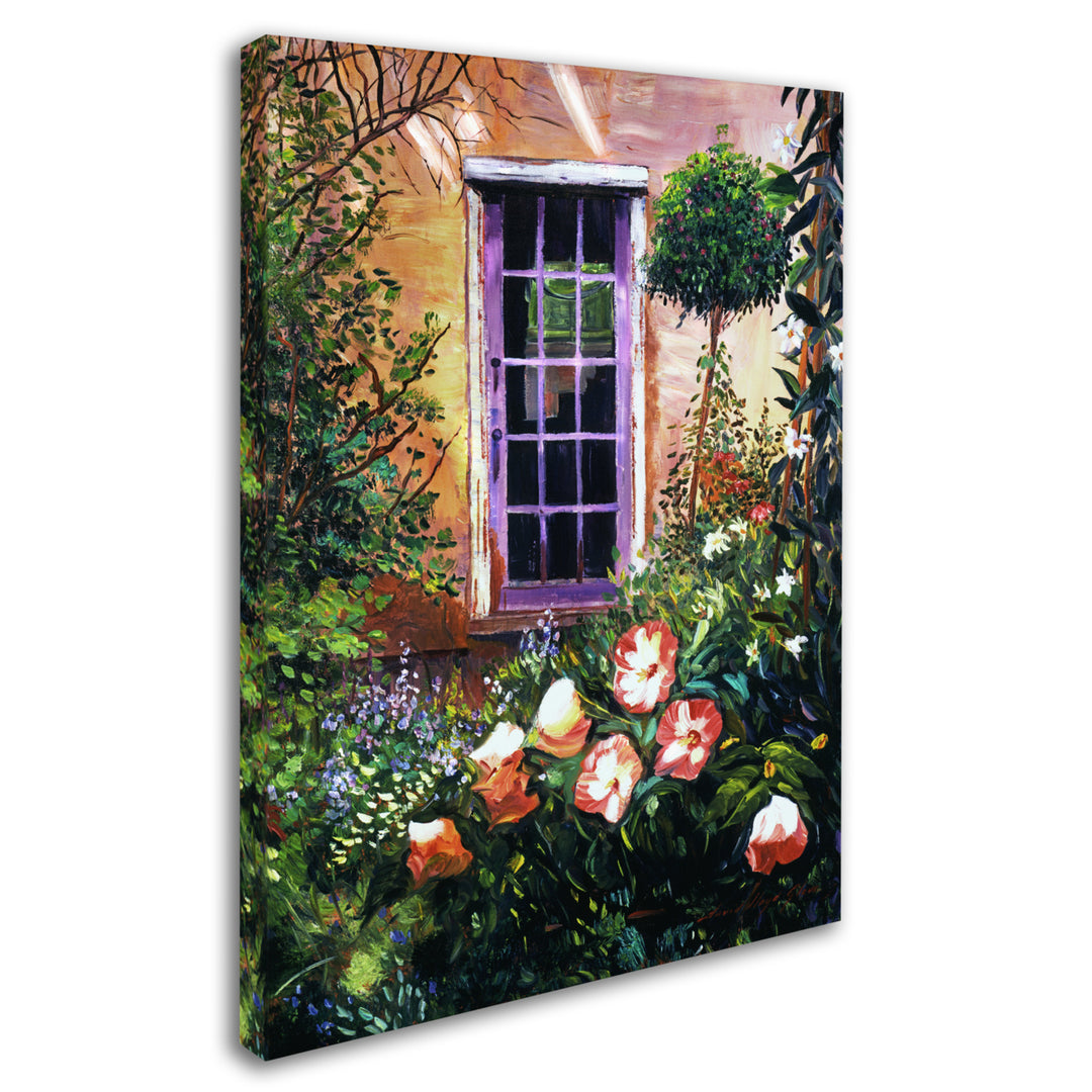 David Lloyd Glover Tuscany Villa Garden 14 x 19 Canvas Art Image 3