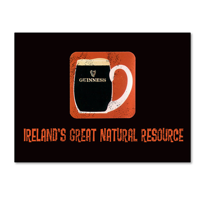 Guinness Brewery Irelands Great Natural Resource 14 x 19 Canvas Art Image 1