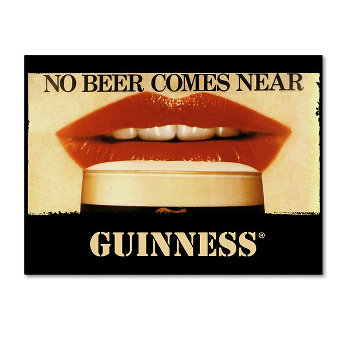 Guinness Brewery No Beer Comes Near 14 x 19 Canvas Art Image 1