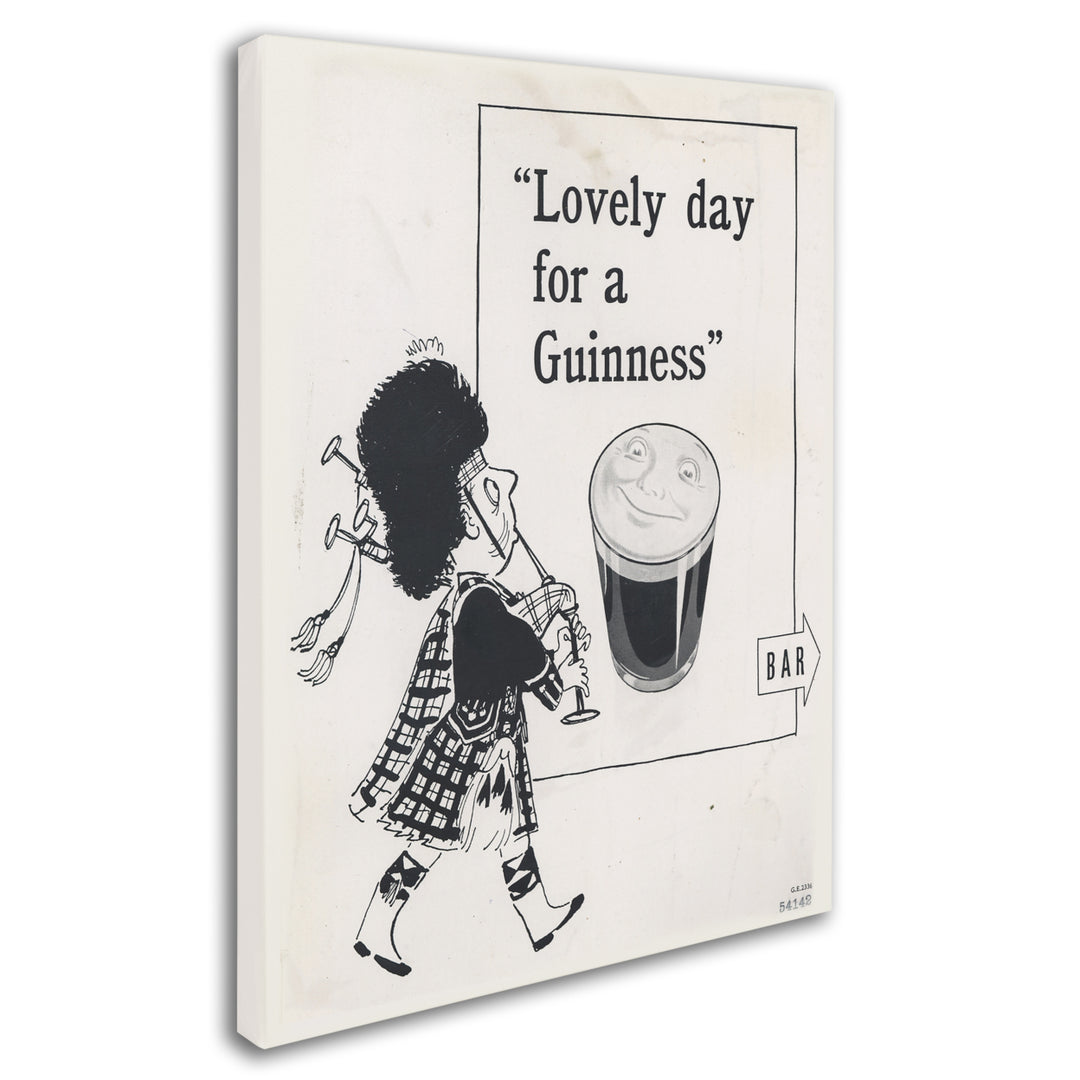 Guinness Brewery Lovely Day For A Guinness IV 14 x 19 Canvas Art Image 3