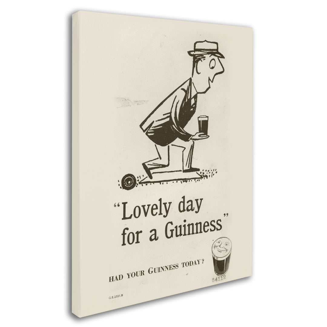 Guinness Brewery Lovely Day For A Guinness II 14 x 19 Canvas Art Image 3