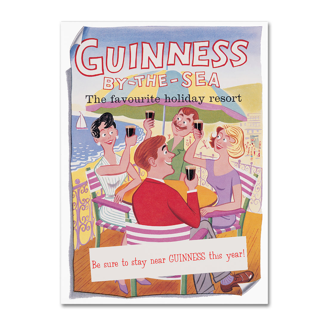 Guinness Brewery Guinness By The Sea 14 x 19 Canvas Art Image 2