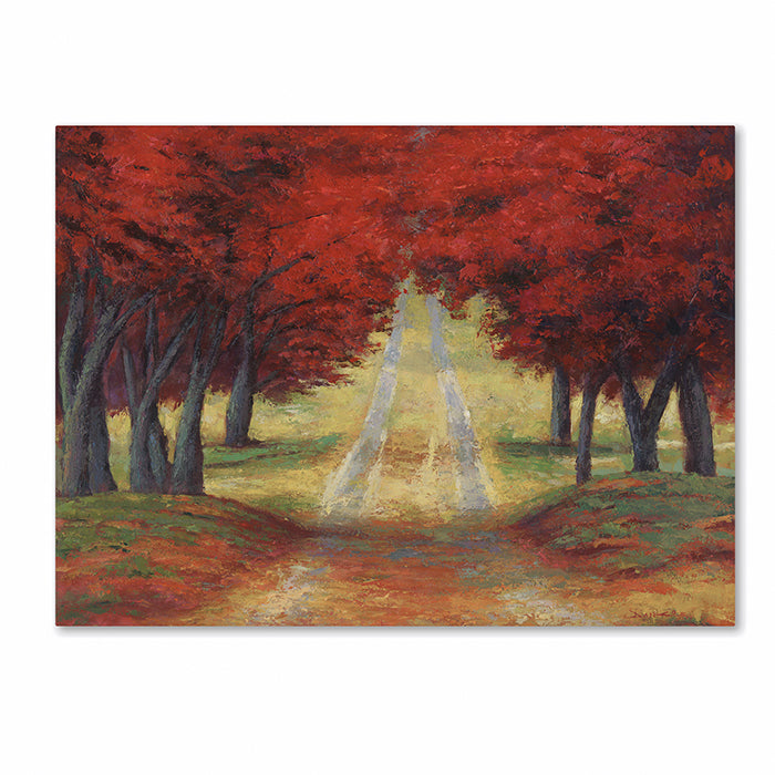 Daniel Moises Autumn Pathway 14 x 19 Canvas Art Image 1