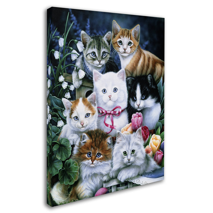 Jenny Newland Kittens 14 x 19 Canvas Art Image 3