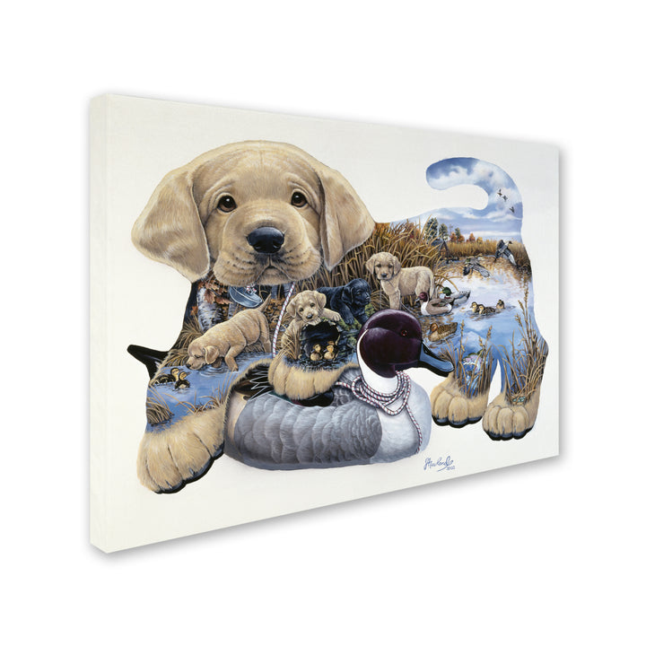 Jenny Newland Sweet Puppy Tales 14 x 19 Canvas Art Image 3