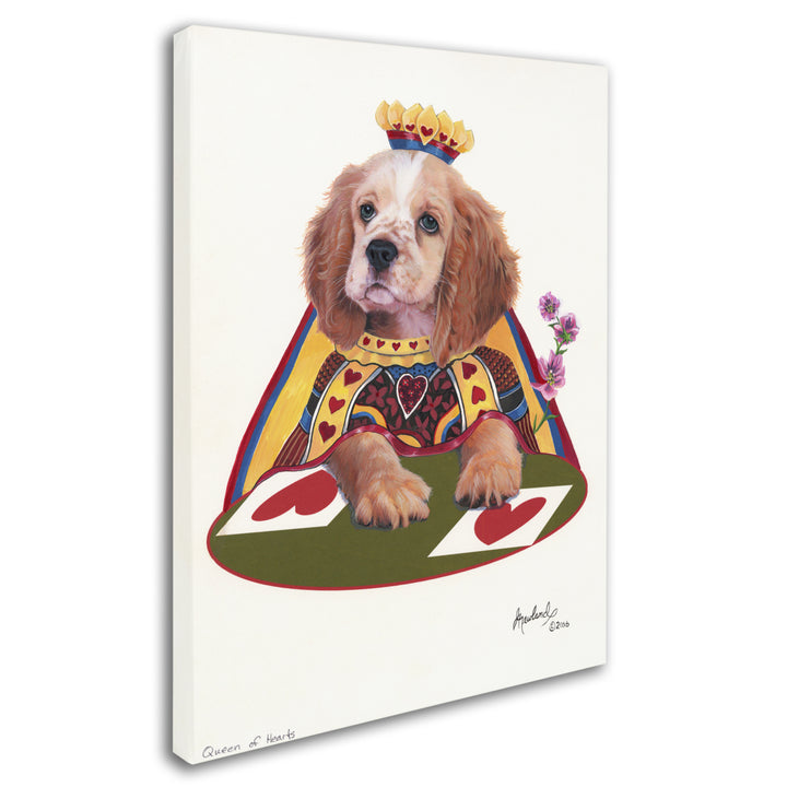 Jenny Newland Queen Of Hearts 14 x 19 Canvas Art Image 3