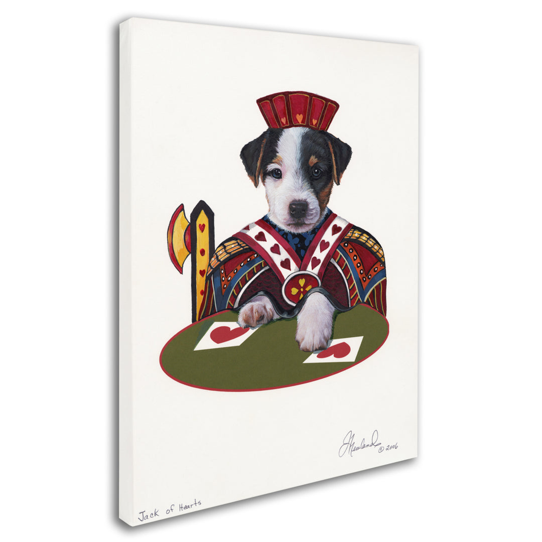 Jenny Newland Jack Of Hearts 14 x 19 Canvas Art Image 3