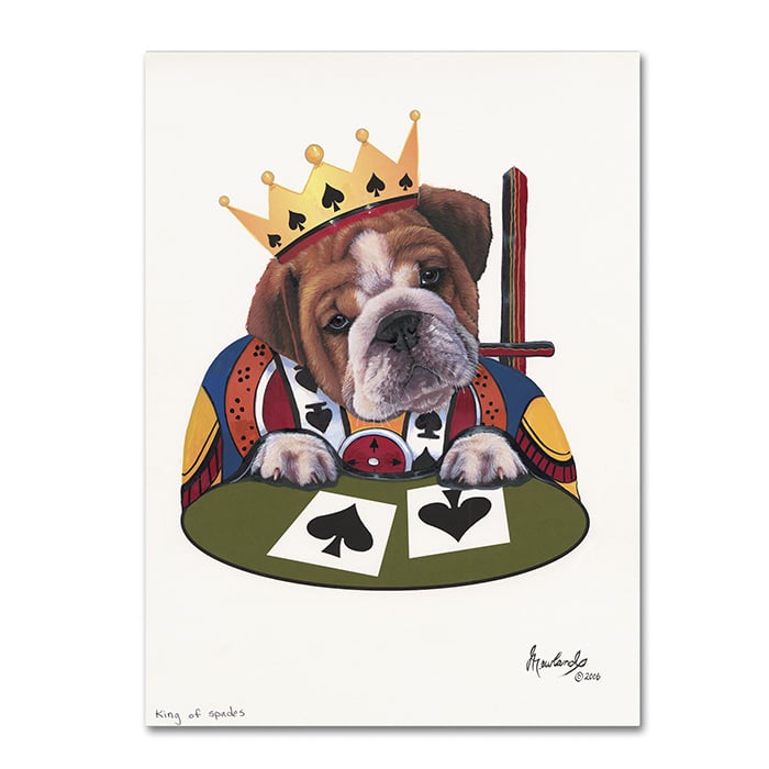 Jenny Newland King Of Spades 14 x 19 Canvas Art Image 1