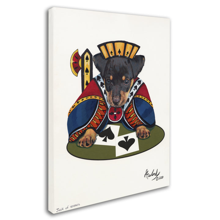 Jenny Newland Jack Of Spades 14 x 19 Canvas Art Image 3